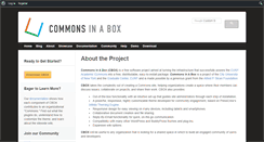 Desktop Screenshot of commonsinabox.org