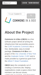 Mobile Screenshot of commonsinabox.org